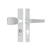 AXA Veiligheidsbeslag Premium smal Wing-knop PC72 aluminium vooraanzicht
