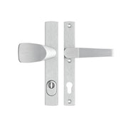 AXA Veiligheidsbeslag Premium smal Wing-knop PC92 aluminium vooraanzicht