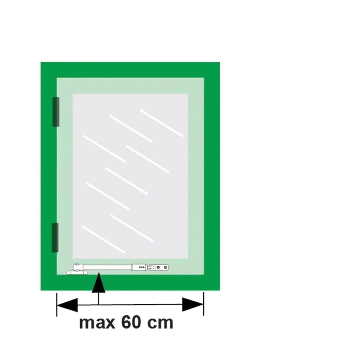 AXA tele-uitzetter 30 cm voor binnendraaiende ramen in grijs - productfoto 3
