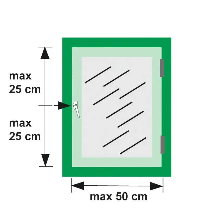 AXA raamsluiting 3308 drukknop rechts wit - productfoto 3