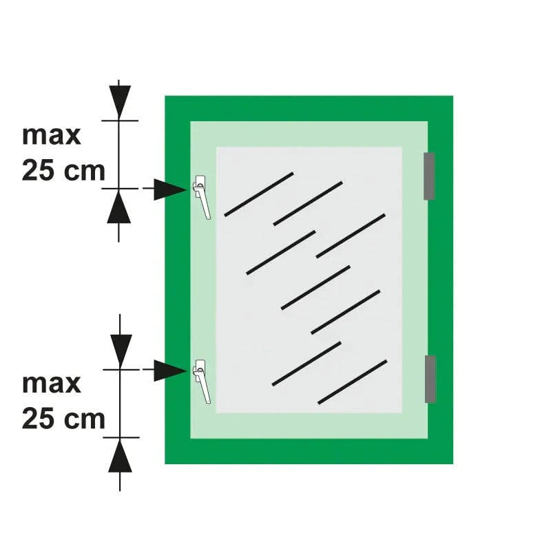 AXA raamsluiting 3308 drukknop rechts wit - productfoto 4