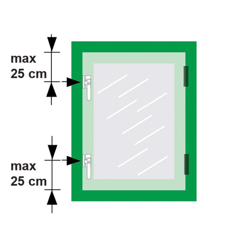 AXA veiligheids raamsluiting 3329 rechts - productfoto 4