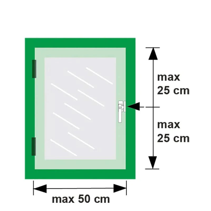 AXA veiligheidsraamsluiting 3329 links wit detail
