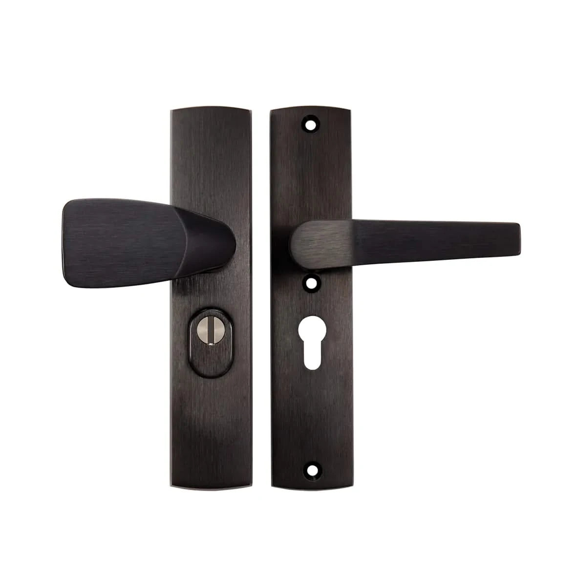 AXA Premium veiligheidsbeslag Wing-knop kruk Arrow PC55 aluminium vooraanzicht