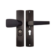 AXA Premium veiligheidsbeslag Wing-knop kruk Arrow PC55 aluminium vooraanzicht
