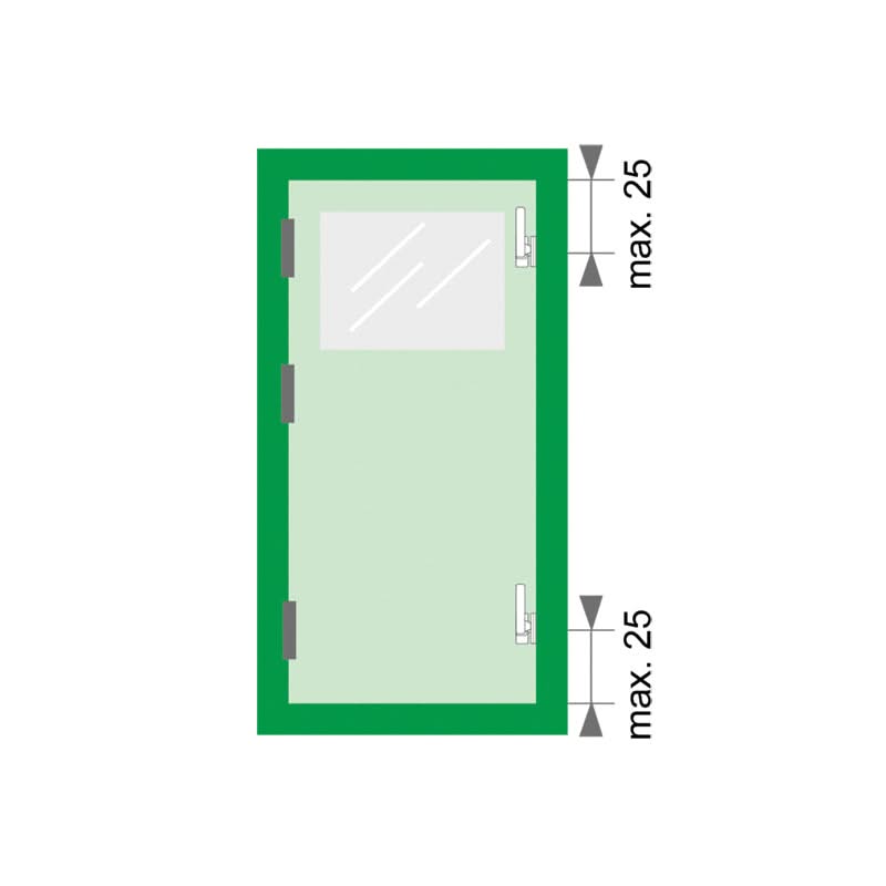 AXA raamsluiting 3327 rechts in aluminium - productfoto 6