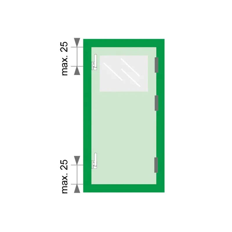 AXA raamsluiting 3327 links in aluminium - productfoto 6