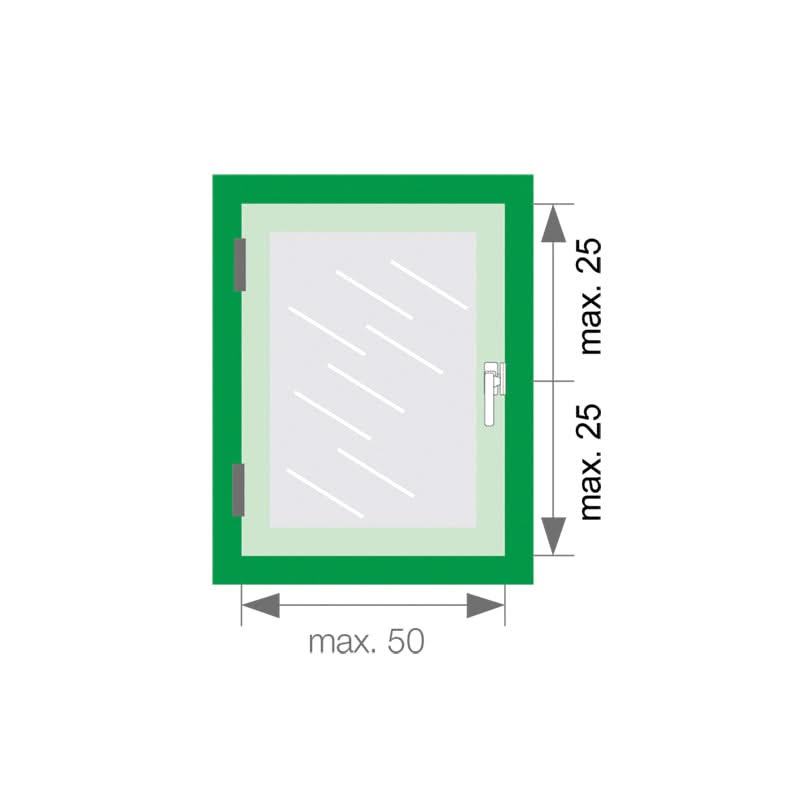 AXA raamsluiting 3327 links in aluminium - productfoto 5