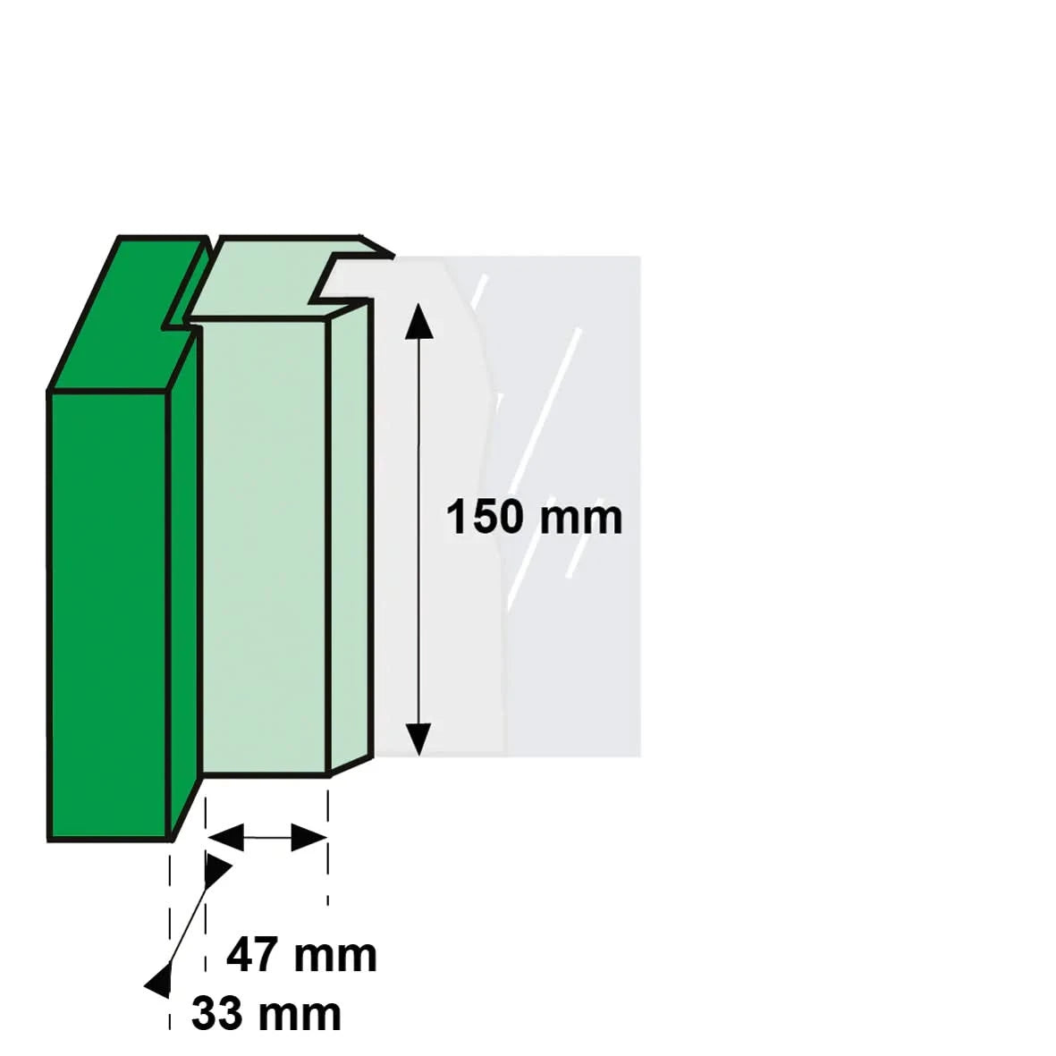 AXA raamsluiting 3327 rechts zwart - productfoto