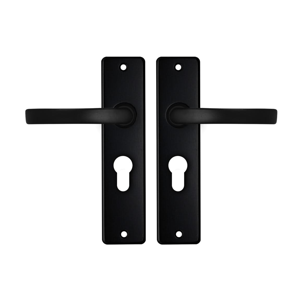 Deurkrukken Edge kruk Blok PC55 Zwart