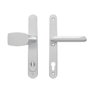 AXA Oval Plus veiligheidsbeslag PC92 aluminium vooraanzicht