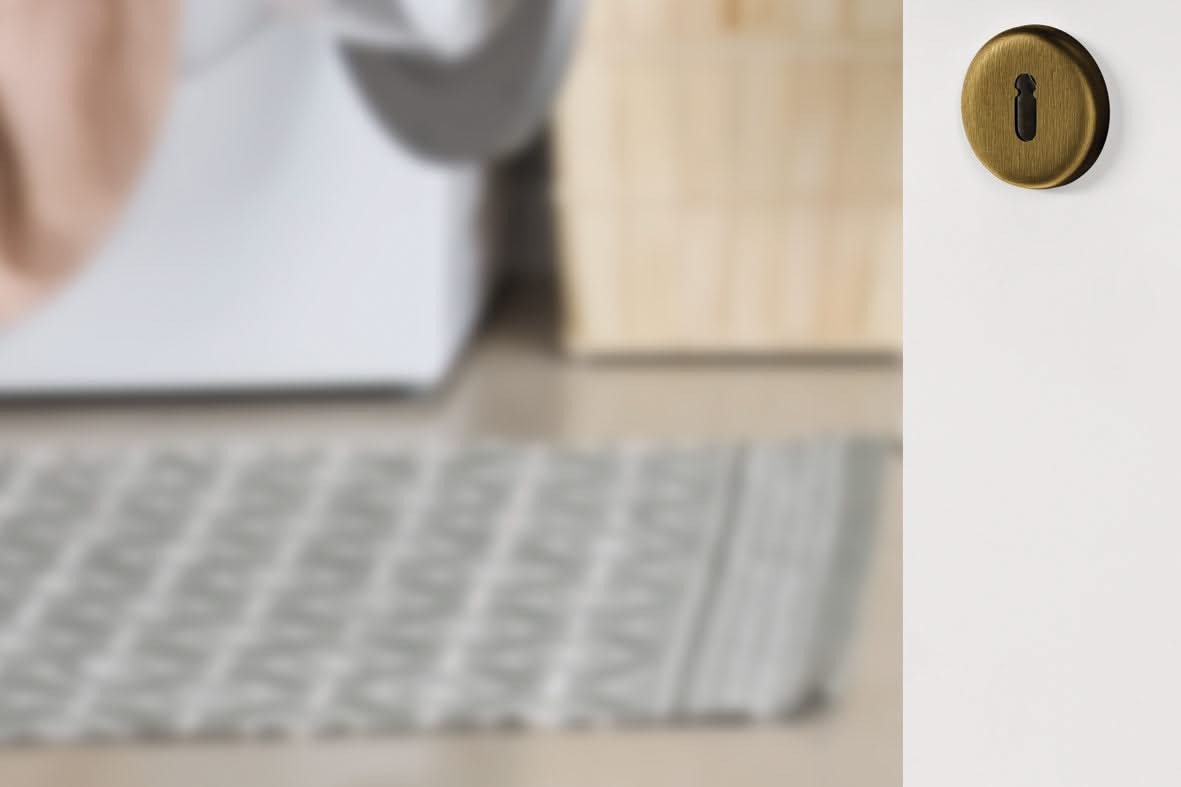 AXA binnendeurrozet SL brons – detail