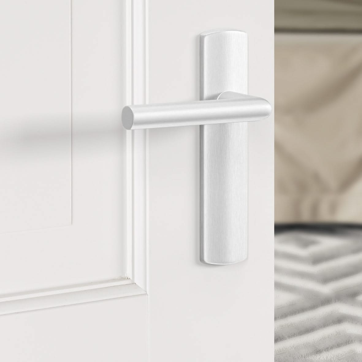 AXA Curve klik kruk Milan blind schild aluminium – zijaanzicht