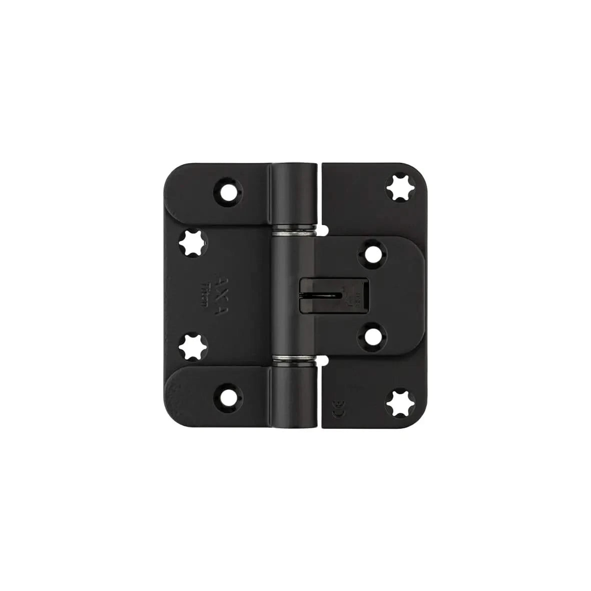 AXA Titan glijlager veiligheidsscharnier 89 x 89 mm zwart mat – vooraanzicht
