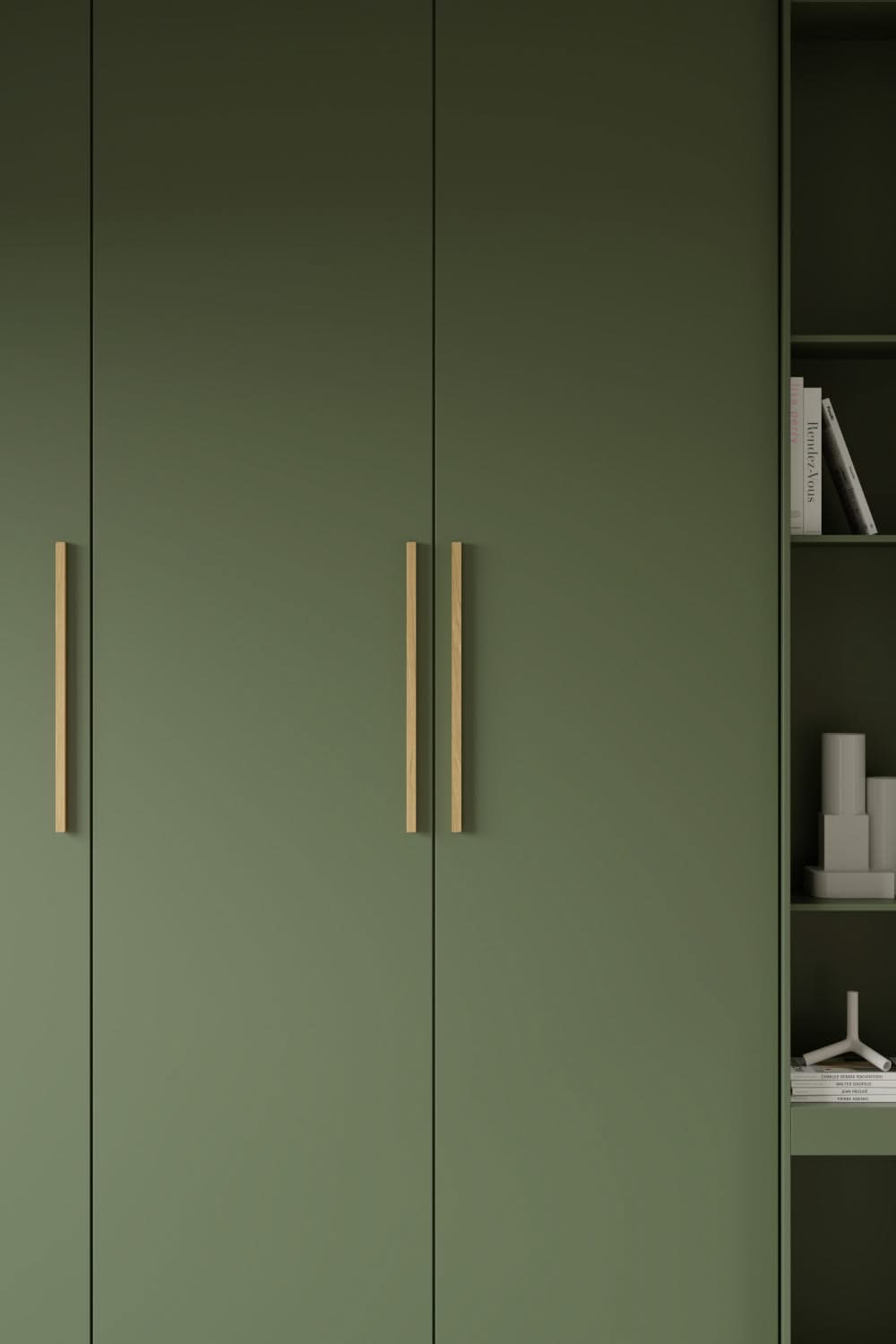 Furnipart Elan Wood Handle houten meubelgreep blank gelakt sfeerbeeld