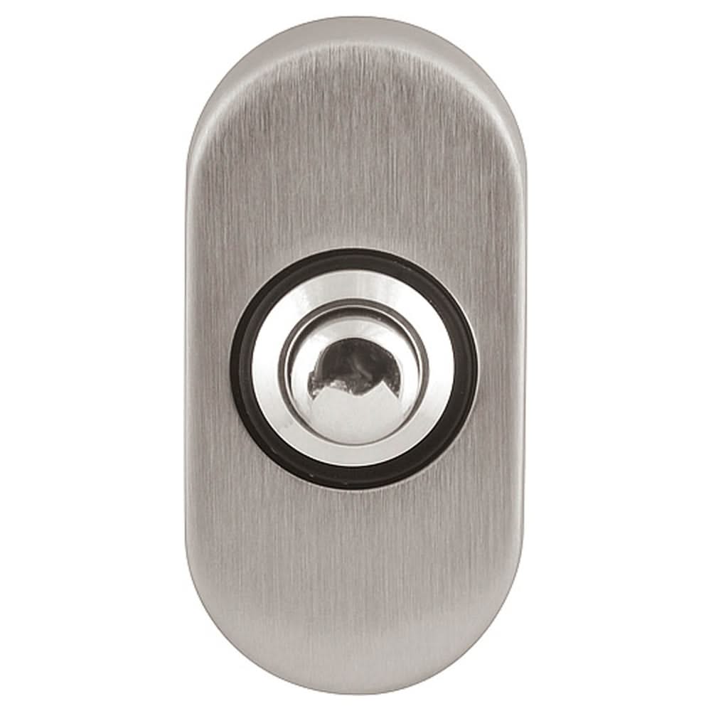 Formani F510 deurbel PVD mat nikkel vooraanzicht