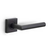 Formani BASIC LB2-19BSQR53 deurkruk in Zwart mat – vooraanzicht