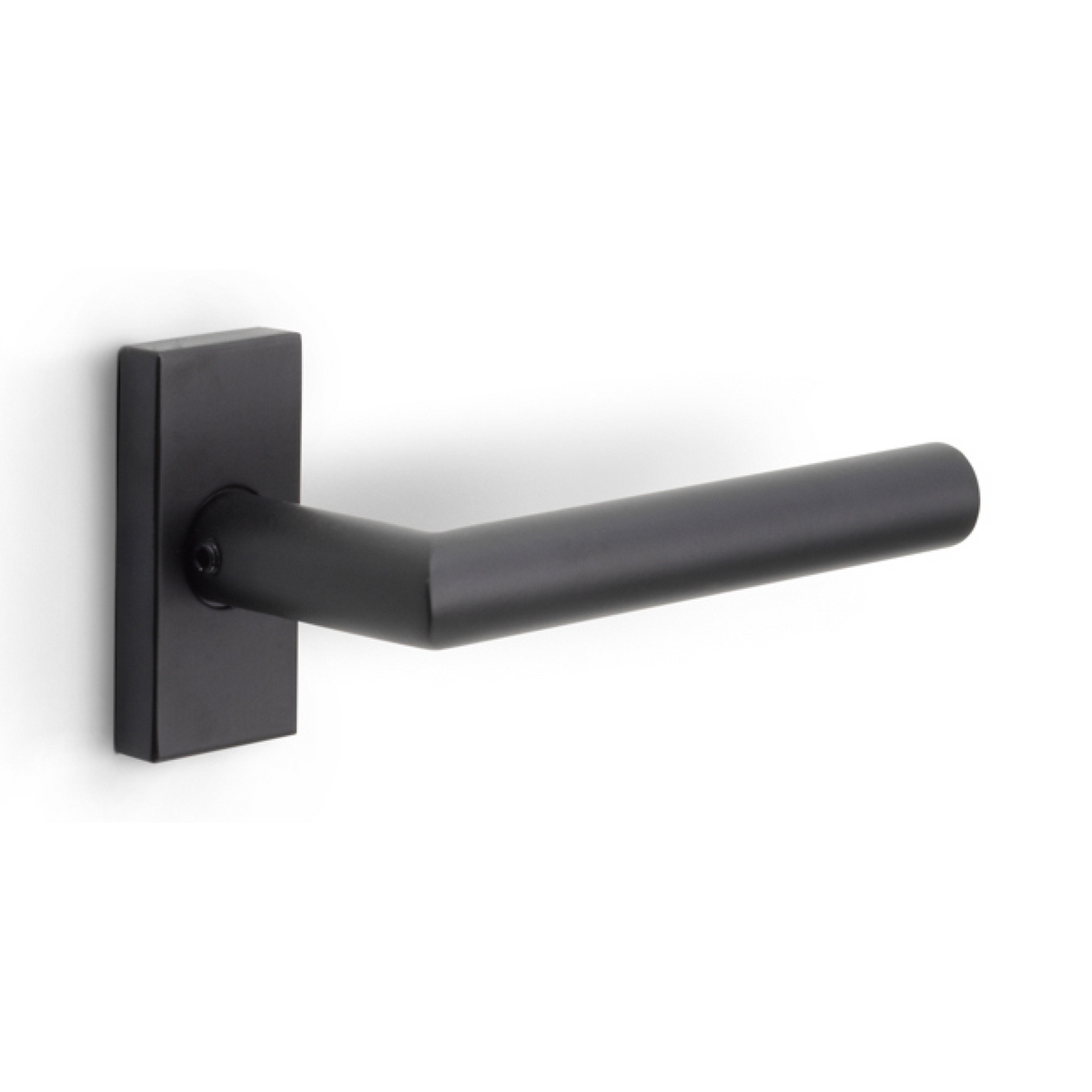 Formani BASIC LB2-19Q32G deurkruk in Zwart mat – vooraanzicht
