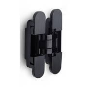 FORMANI onzichtbaar scharnier 140x30mm mat zwart 3D instelbaar vooraanzicht