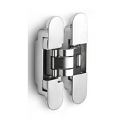 FORMANI onzichtbaar scharnier 140x30mm RVS geborsteld vooraanzicht