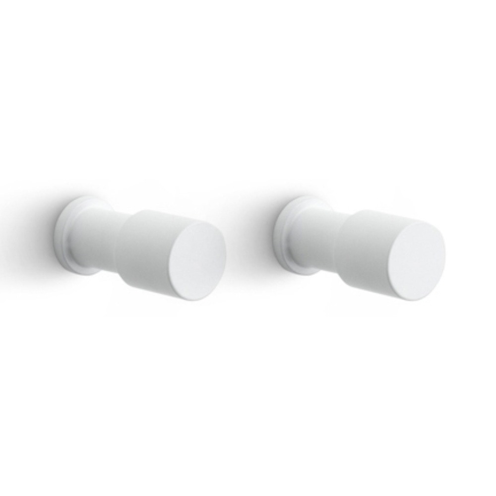 FORMANI ONE PB20 set van 2 haken wit – vooraanzicht