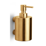 FORMANI ONE PB501 zeepdispenser met muurbevestiging PVD mat goud – vooraanzicht
