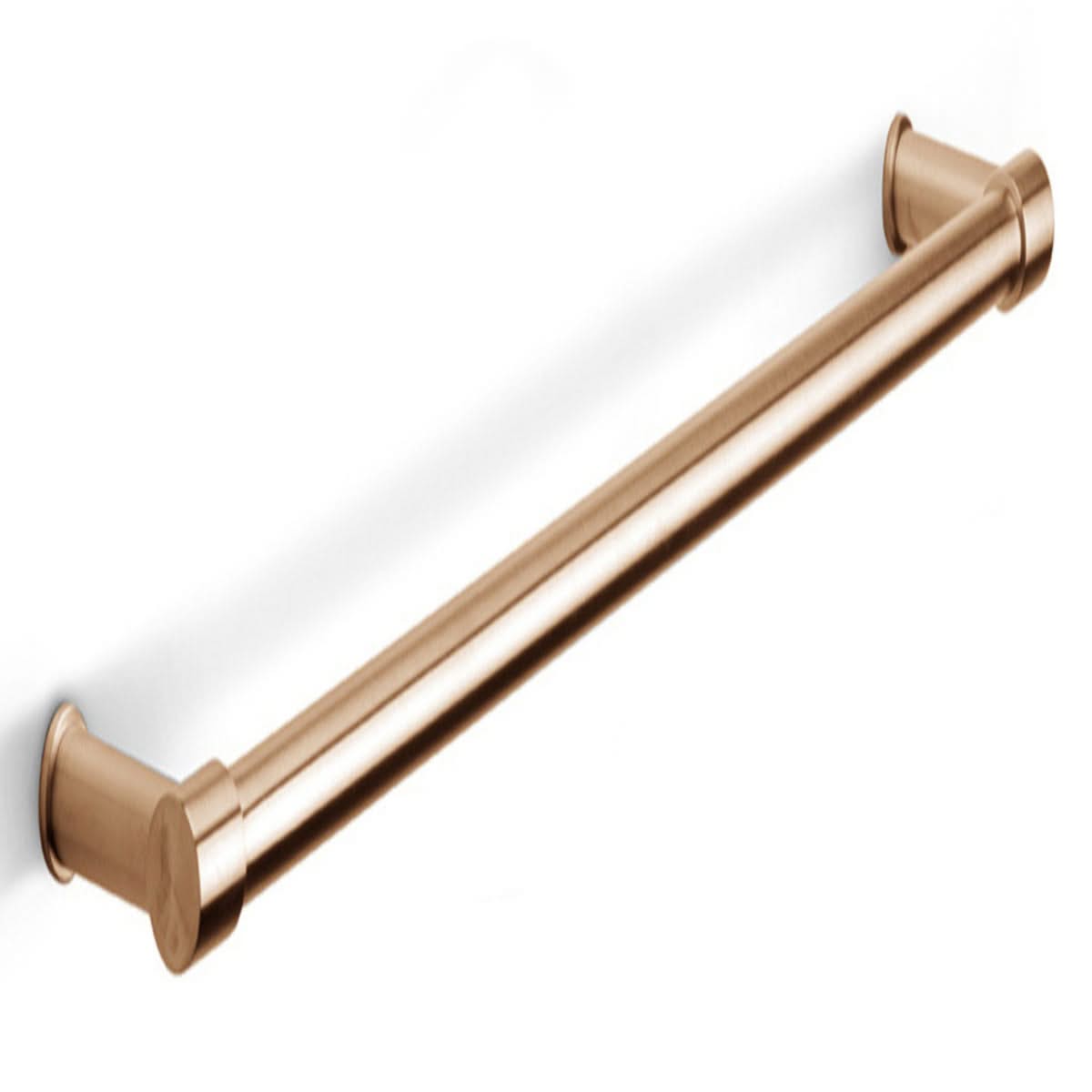 FORMANI ONE PB550 handdoekstang enkel pvd licht brons – vooraanzicht