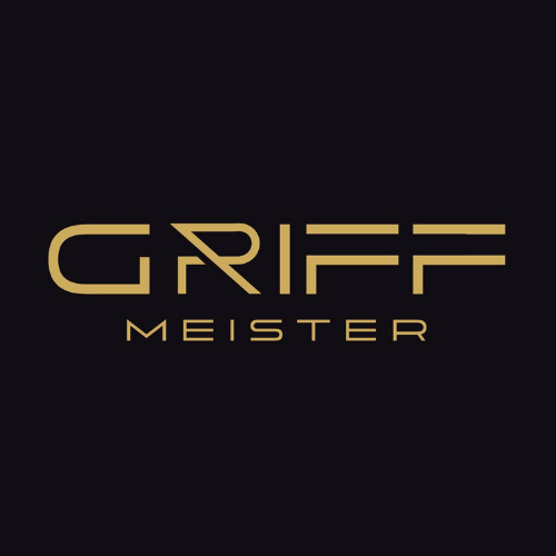 Griff Meister Blind rozet 53mm 6mm Dik Goud PVD – Griff Meister