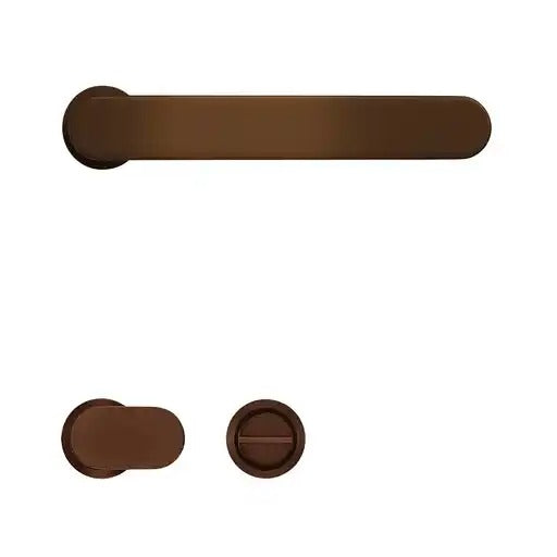 HDD Pro deurkruk Minimal Build mat brons – zijaanzicht