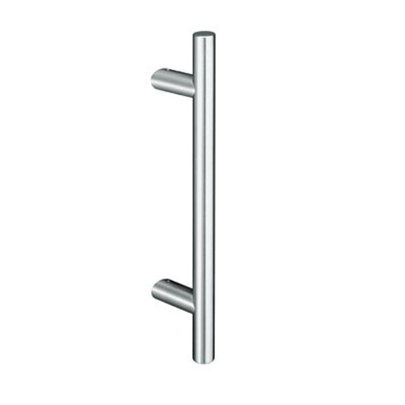 Hard Brass RVS T-greep 25x1400x1550, geborsteld RVS – vooraanzicht