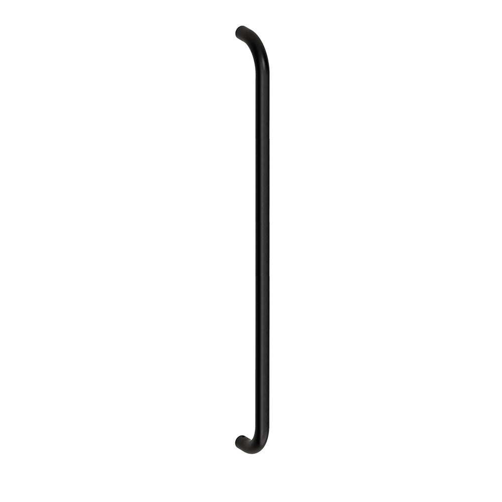 Hard Brass handgreep Atlanta 30x1000mm mat zwart (RAL 9005) – vooraanzicht