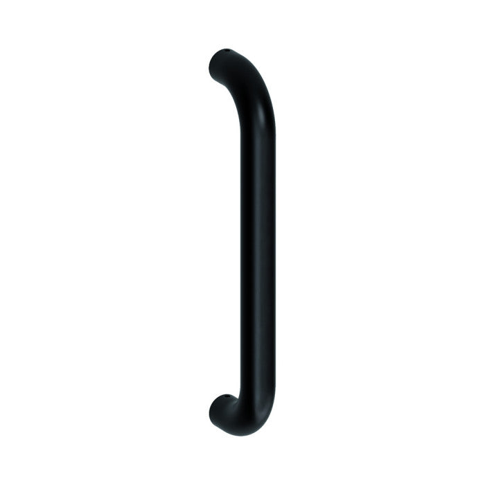 Hard Brass handgreep Atlanta ø30 mm 350 mm zwart – vooraanzicht