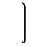 Hard Brass handgreep Atlanta 30x800mm mat zwart (RAL 9005) – vooraanzicht