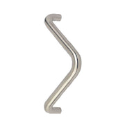 Hard Brass handgreep driehoek ø35 mm 425 mm inox geschuurd – vooraanzicht