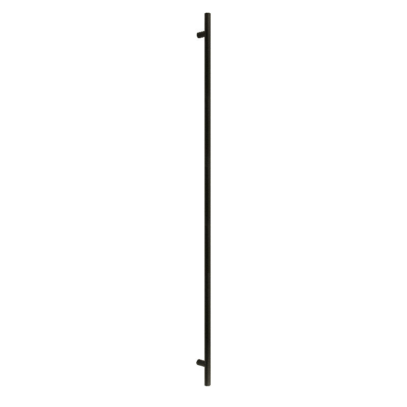 Hard Brass handgreep Frankfurt 30x1600x1900mm in mat zwart (PUURzwart) – vooraanzicht