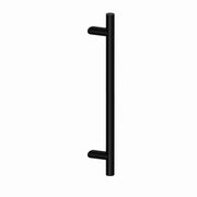 Hard Brass Handgreep Frankfurt S 25x800x960mm zwart - vooraanzicht