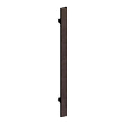 Hard Brass Handgreep Miami 40x600 mm zwart (RAL 9005) – vooraanzicht