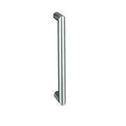 Hard Brass Handgreep Moskou 40x21x350mm inox vooraanzicht