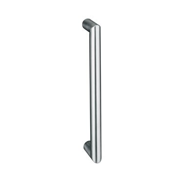 Hard Brass Handgreep Moskou 40x21x350mm inox vooraanzicht