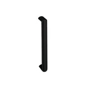 Hard Brass handgreep Moskou ovaal 350 mm zwart – vooraanzicht