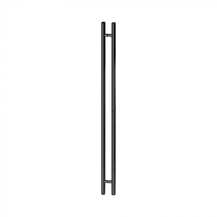 Hard Brass handgreep Rio 45x1200x1500mm mat zwart – vooraanzicht