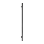 Hard Brass handgreep T-model vierkant 1900 mm zwart – vooraanzicht