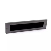 Hardbrass Mariani tochtborstel Alena gun metal PVD – vooraanzicht