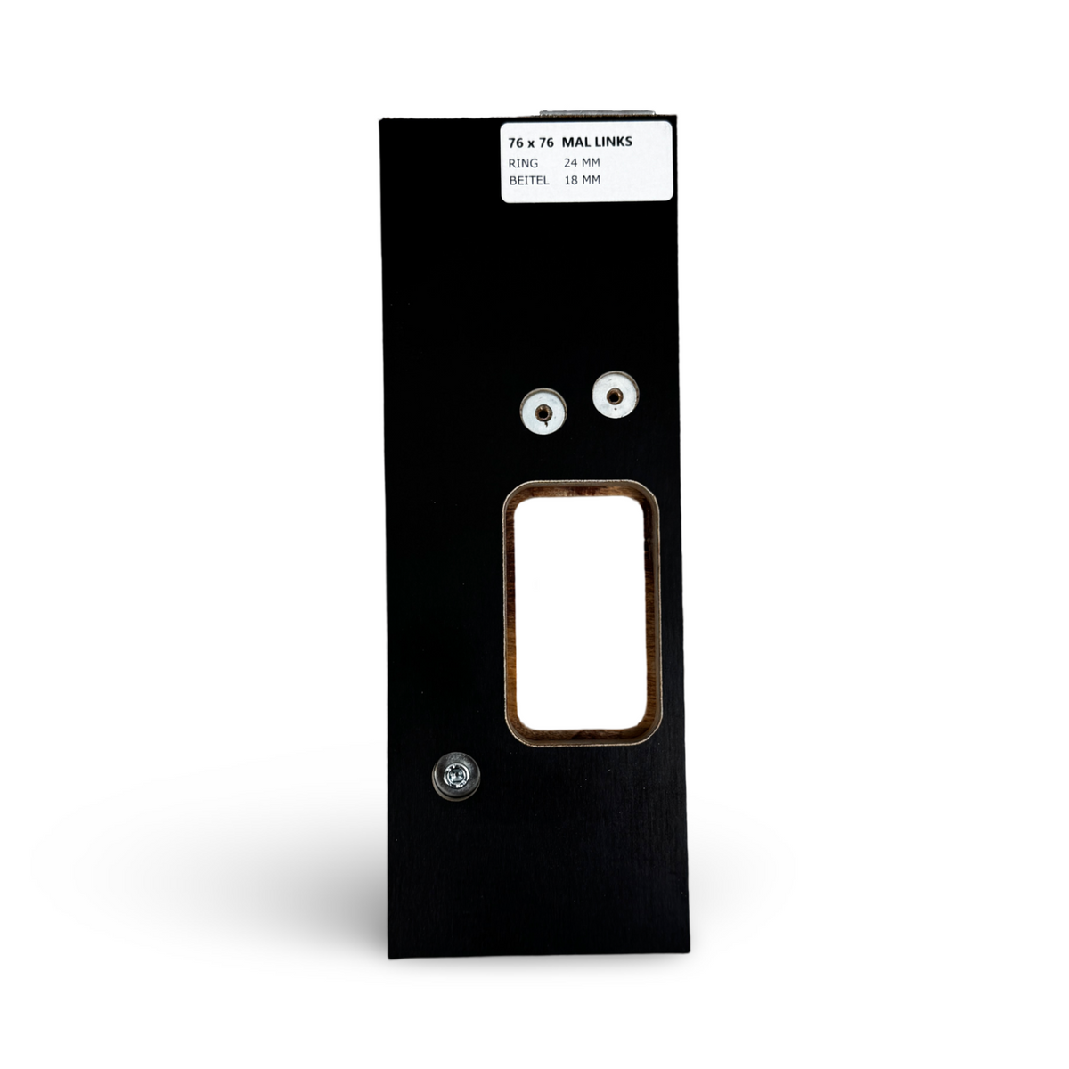 Riens freesmal 76x76 scharniermal detail