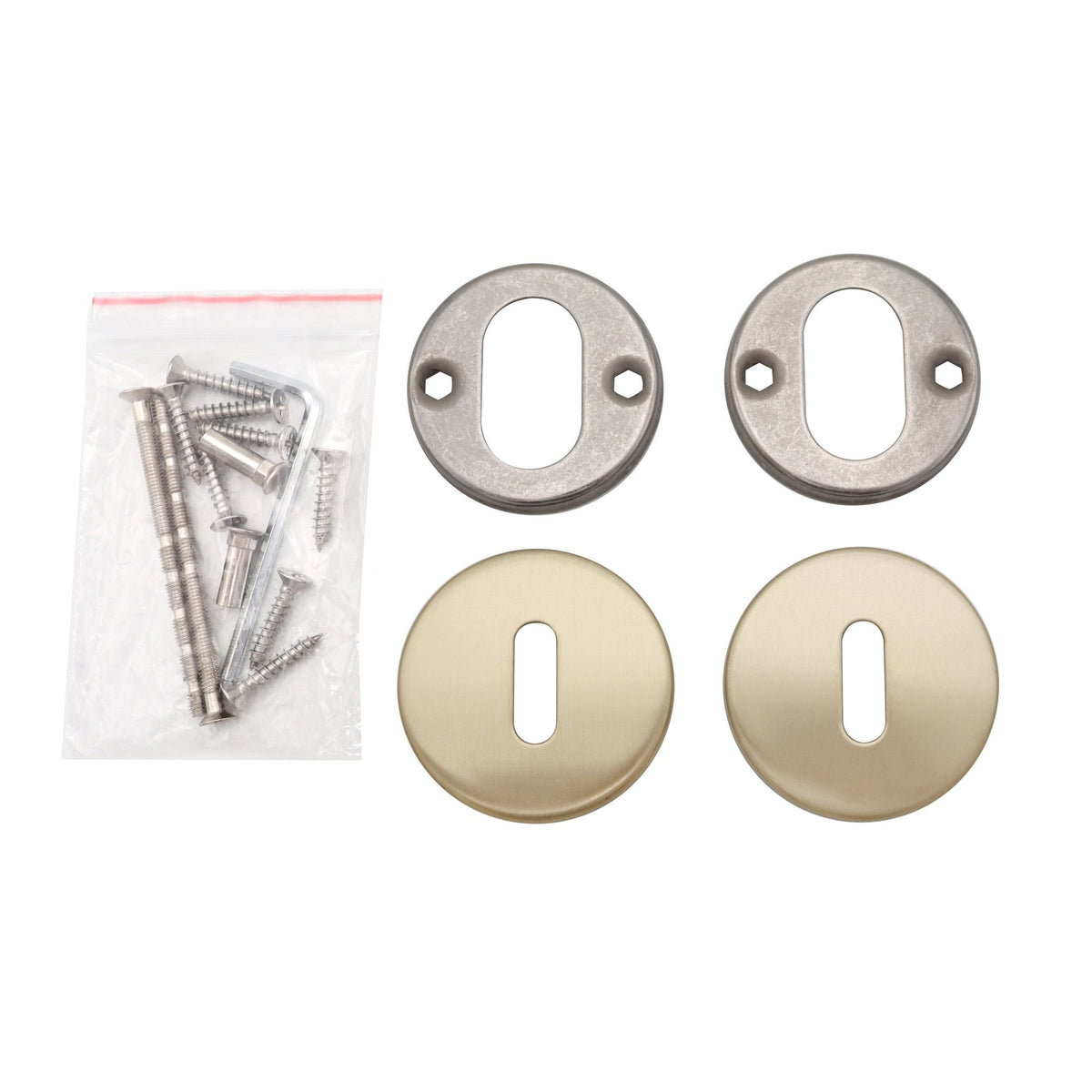 Griff Meister Sleutelrozet 53mm 6mm Dik Champagne PVD – detailweergave