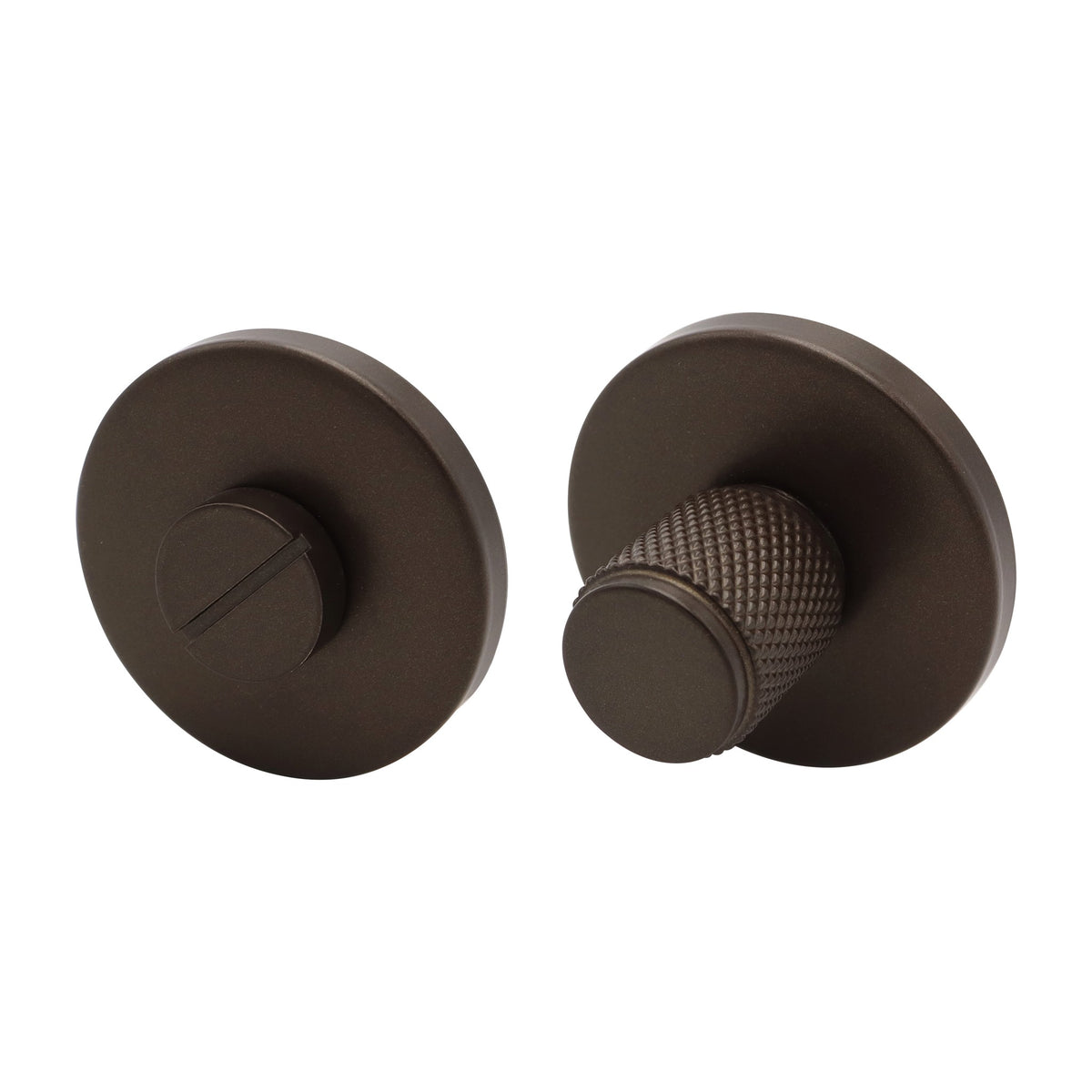 Griff Meister Toiletsluiting Knurl 53mm 6mm Dik Brons