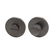 Griff Meister Toiletsluiting Knurl 53mm 6mm Dik Gunmetal PVD