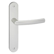 Impresso Burton aluminium op ovaal schild – blinde uitvoering vooraanzicht