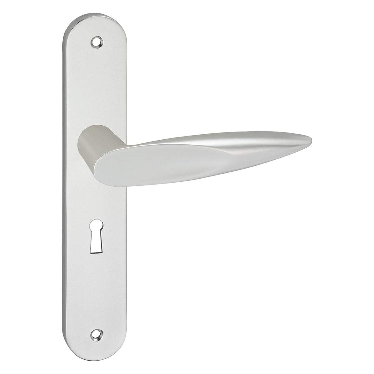 Impresso Sutton Aluminium op ovaal schild met schroeven – schildzijde