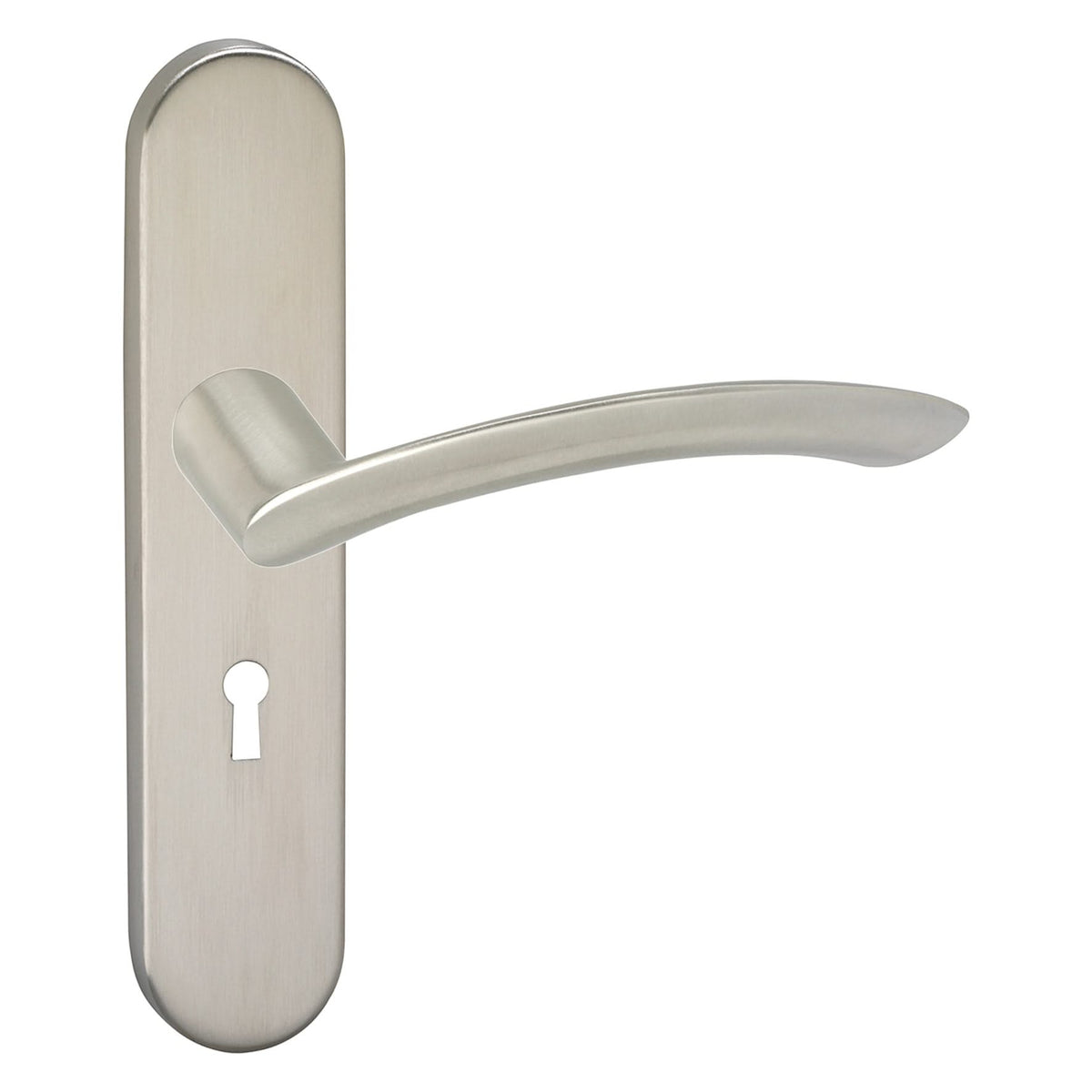 Impresso Watton RVS geborsteld op ovaal schild productfoto